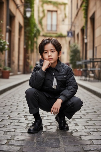Бомбер Kids Moda черный