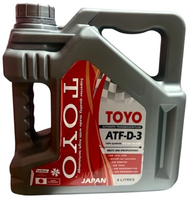 Моторное масло Синтетическое Toyo TOYO-ATF D-3 отсутствует 4 л