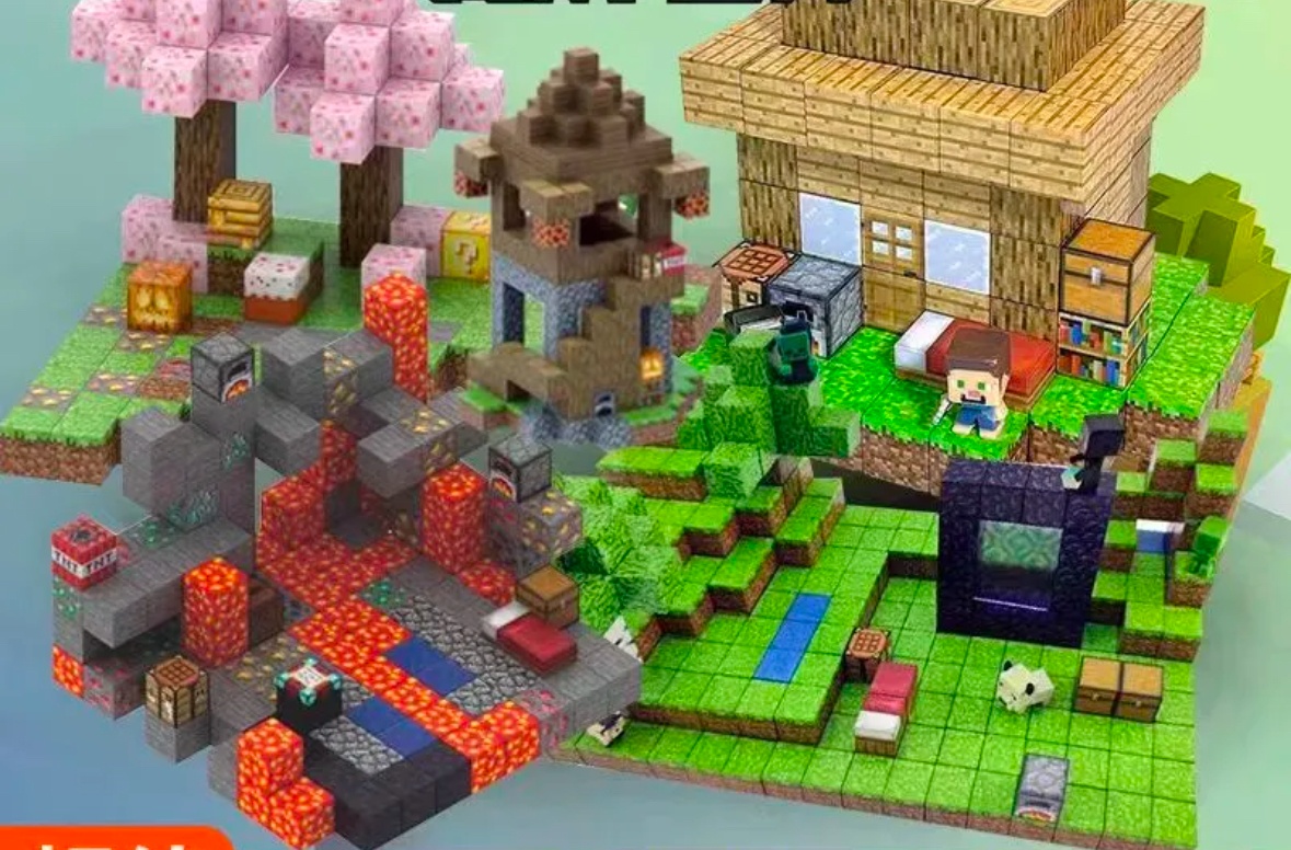 Конструктор Minecraft 320-30, деталей 350 шт