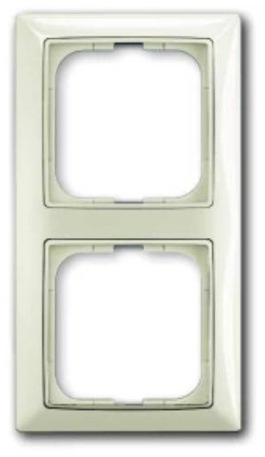 Рамка для выключателей и розеток ABB Basic 55, белый