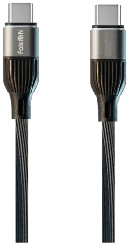 Кабель FaisOn USB TypeC (M), 1 м, K-160 черный