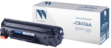 Картриджи NV Print CB436A с чипом черный