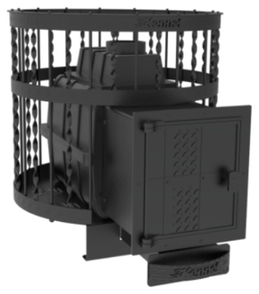 Банная печь Kennet напольная 22 м3, 600x770x650 мм