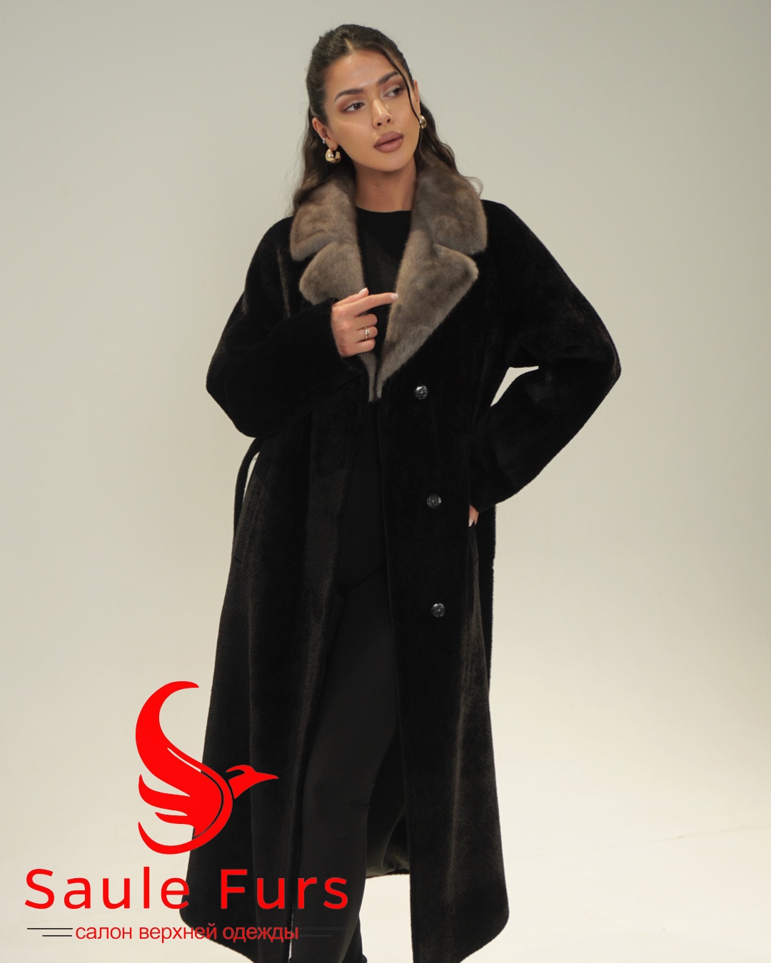 Пальто Max Mara черный