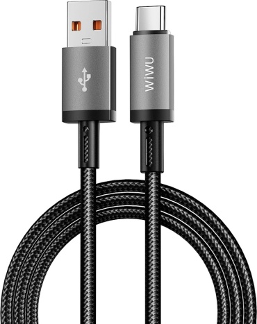 Кабель WIWU USB 2.0 (F), USB TypeC (F), 1 м, черный