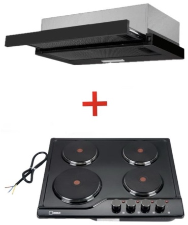 Варочная поверхность Dessus DCM-60001B + DH-601B черный