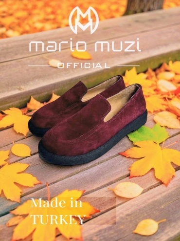 Лоферы Mario Muzi бордовый
