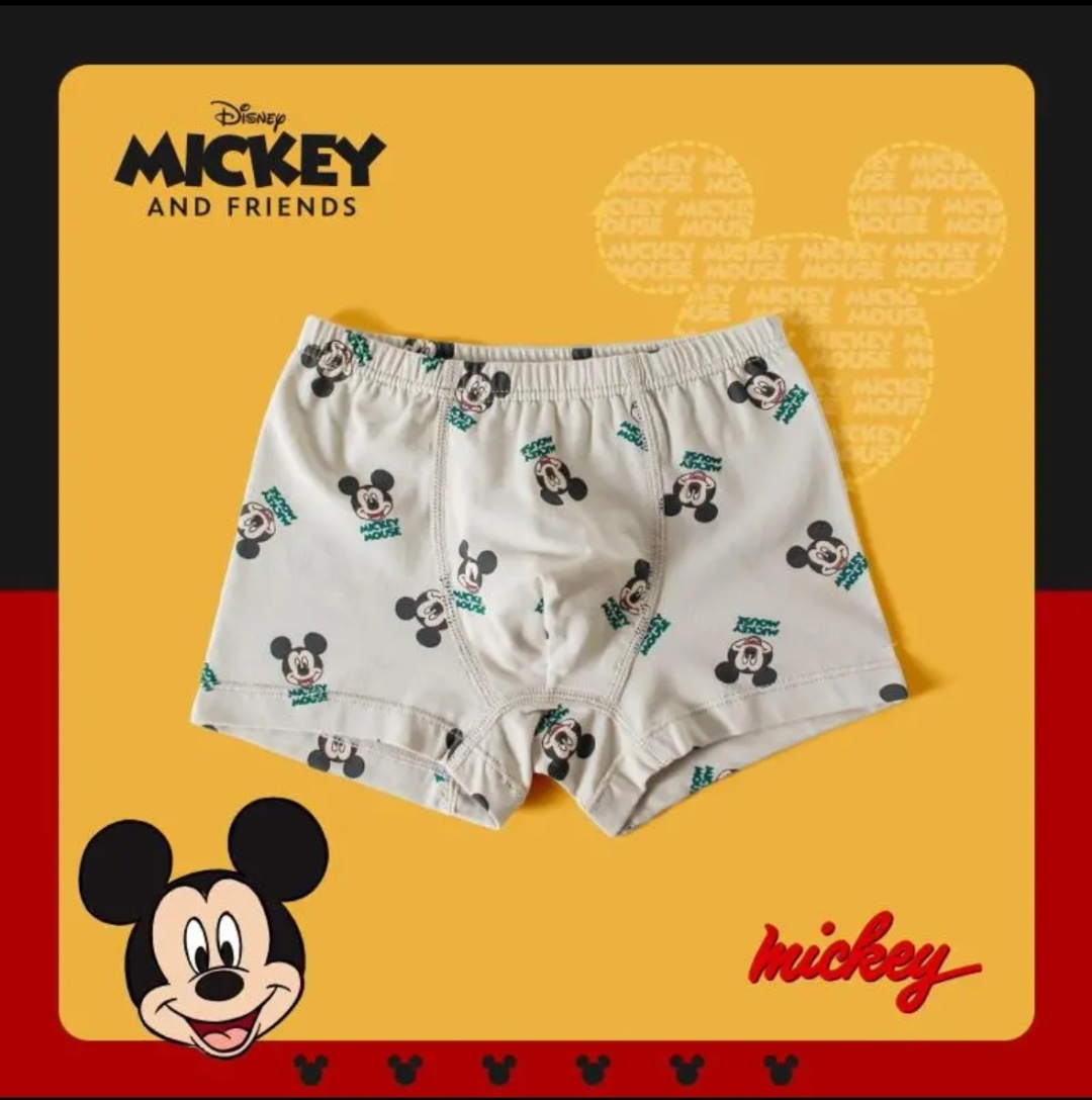 Боксеры Mickey Mouse серый
