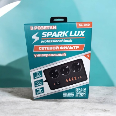 Сетевой фильтр Spark Lux SL-340, 5 м