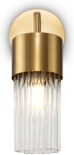 Бра настенный Freya E14, прозрачный, латунь