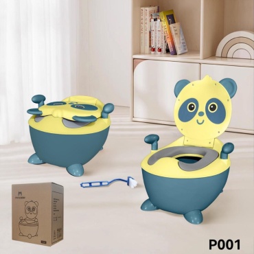 Горшок P001 голубой, зеленый