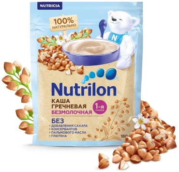 Nutrilon гречка безмолочная, с 4 месяцев