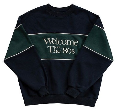 Свитшот JasKo Welcome the 80s синий