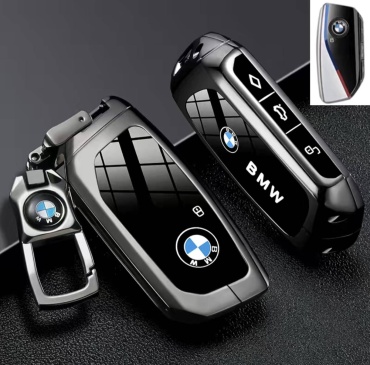 Чехол 7751000_BMW premium черный, серый