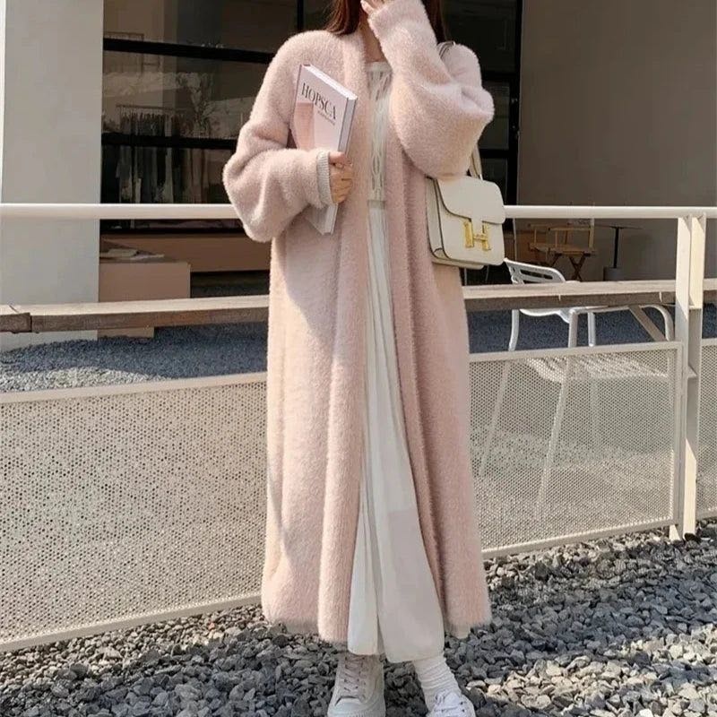 Кардиган розовый