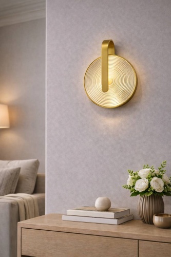 Бра настенный RRR Brand LED, латунь
