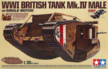 WWI, British Tank Mk.IV Male