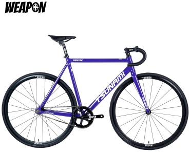 Велосипед Tsunami SNM100 Complete Fixed Gear Bike/ Track Bike (Spark Purple) 2024 19 дюймов фиолетовый