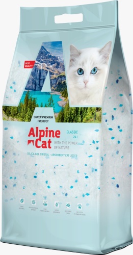 Наполнитель Alpine Cat Classic силикагелевый впитывающий 24 л
