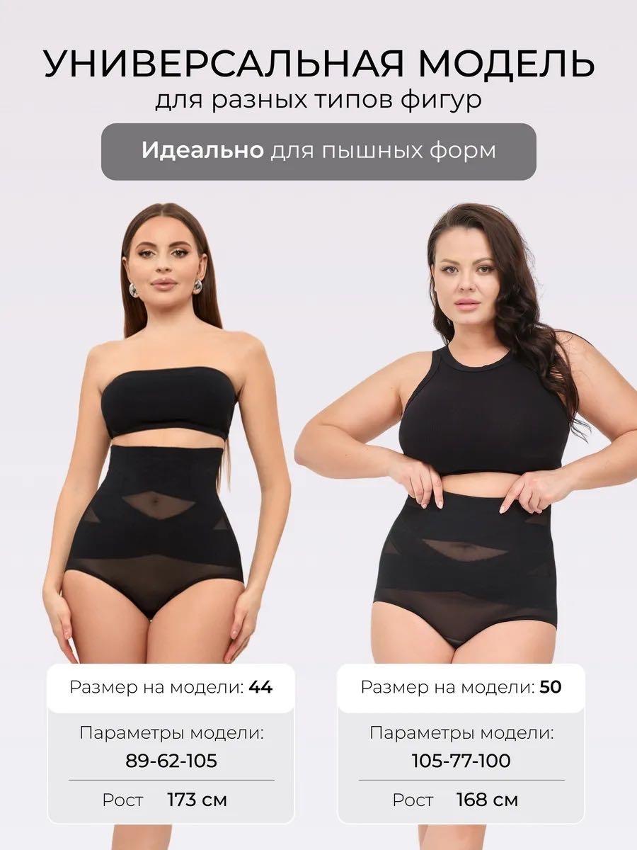 Трусы черный