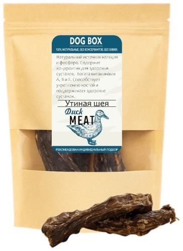 Лакомство DOG BOX Шея утиная 100 г