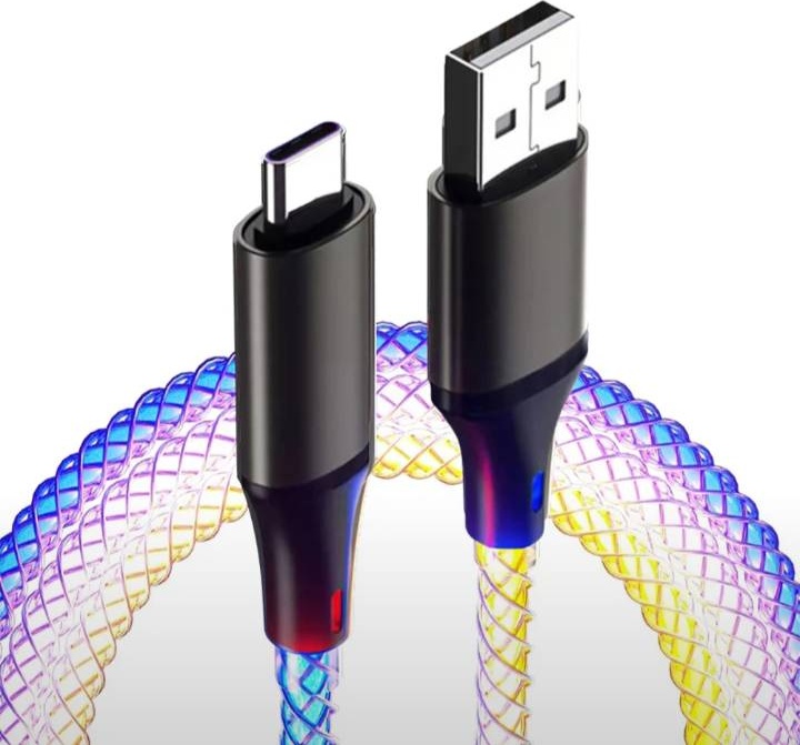Кабель USB 2.0 (M), USB TypeC (M), 1 м, белый