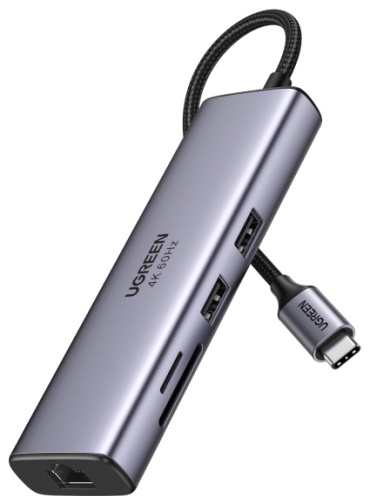 Док-станция Ugreen CM512 серый