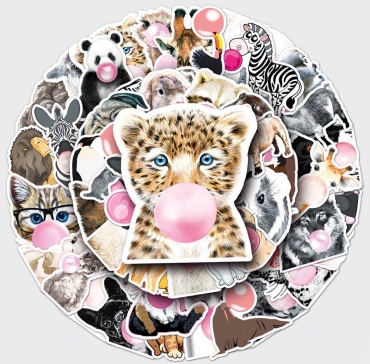 Набор Animal Bubble Gum 50