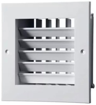 Решетка вентиляционная VENTS 500х500х50 мм, алюминий