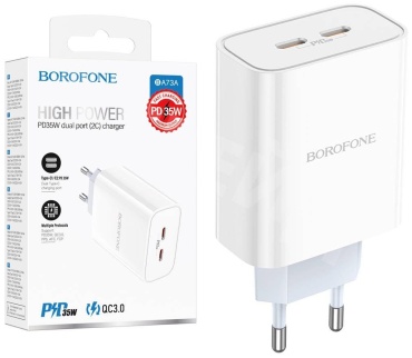 Borofone BA73A USB Type-C 10 Вт белый
