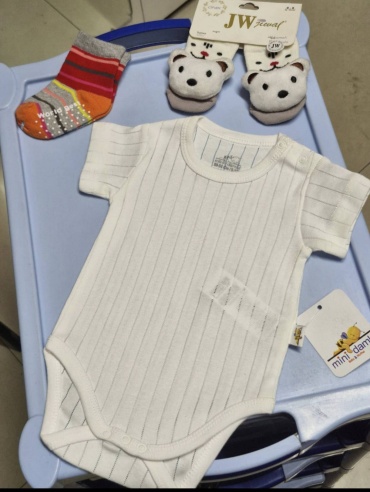 Боди Mini Damla белый