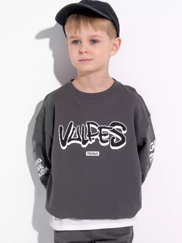 Свитшот Vulpes серый