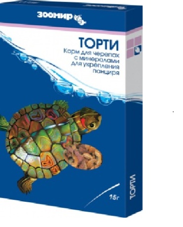 4607072120733 Зоомир Торти для черепах микс 15 г