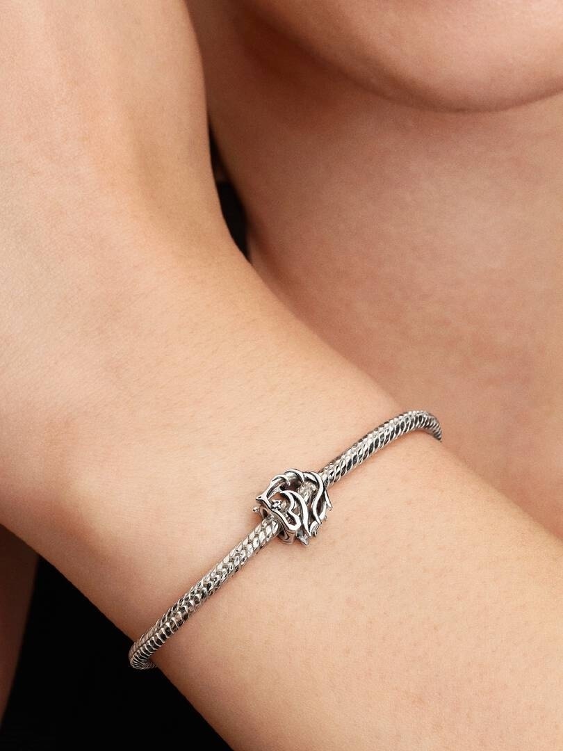 Шарм PANDORA «Конь» 794430C01 вес 1.13 г серебро, цирконий