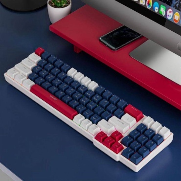 Клавиатура LEAVEN K780 синий