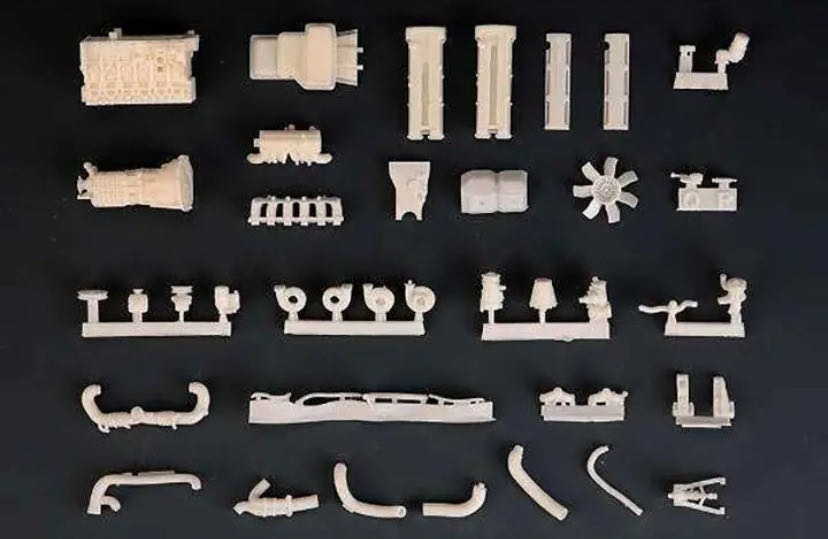Модель Toyota 2JZ Engine kit