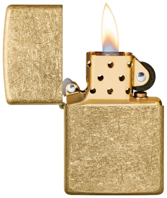 Zippo бензиновая зажигалка Zippo 49477, латунь