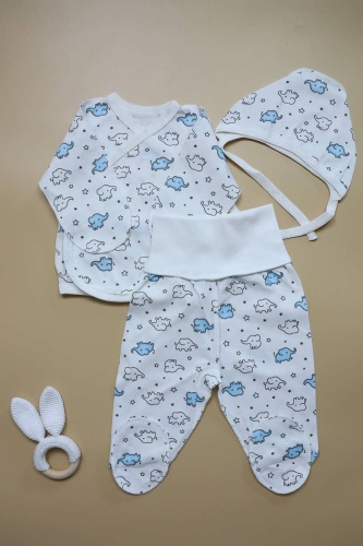 Комплект Dana Baby белый, голубой