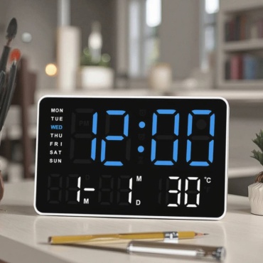 Часы электронные Solar GH-0722B, пластик