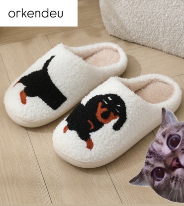 Тапочки Orkendeu белый, черный