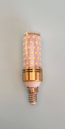 Лампочка 10W E14, светодиодная, холодный белый