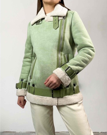 Дубленка FASHION II бирюзовый