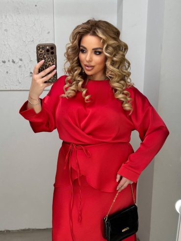 Костюм вечерний WoW Fashion красный