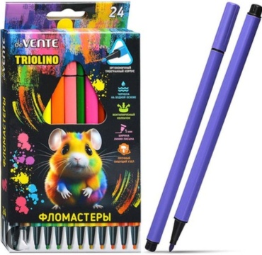 Фломастеры 24цв. deVente 5083918 Trio