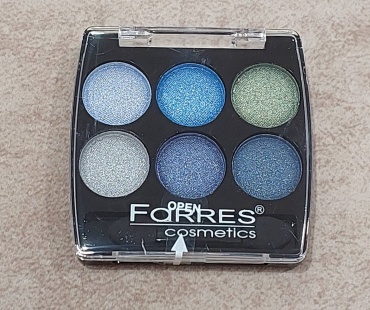 FARRES cosmetics тени прессованные 06 Голубой