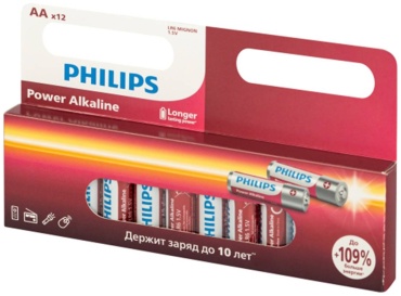 Батарейка AA Philips 12 шт