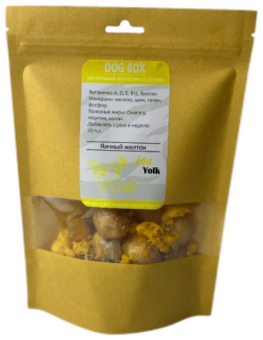 Лакомство DOG BOX яичный желток 100 г