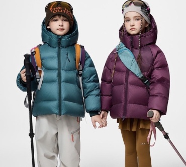 Пуховик FASHION бордовый, зеленый