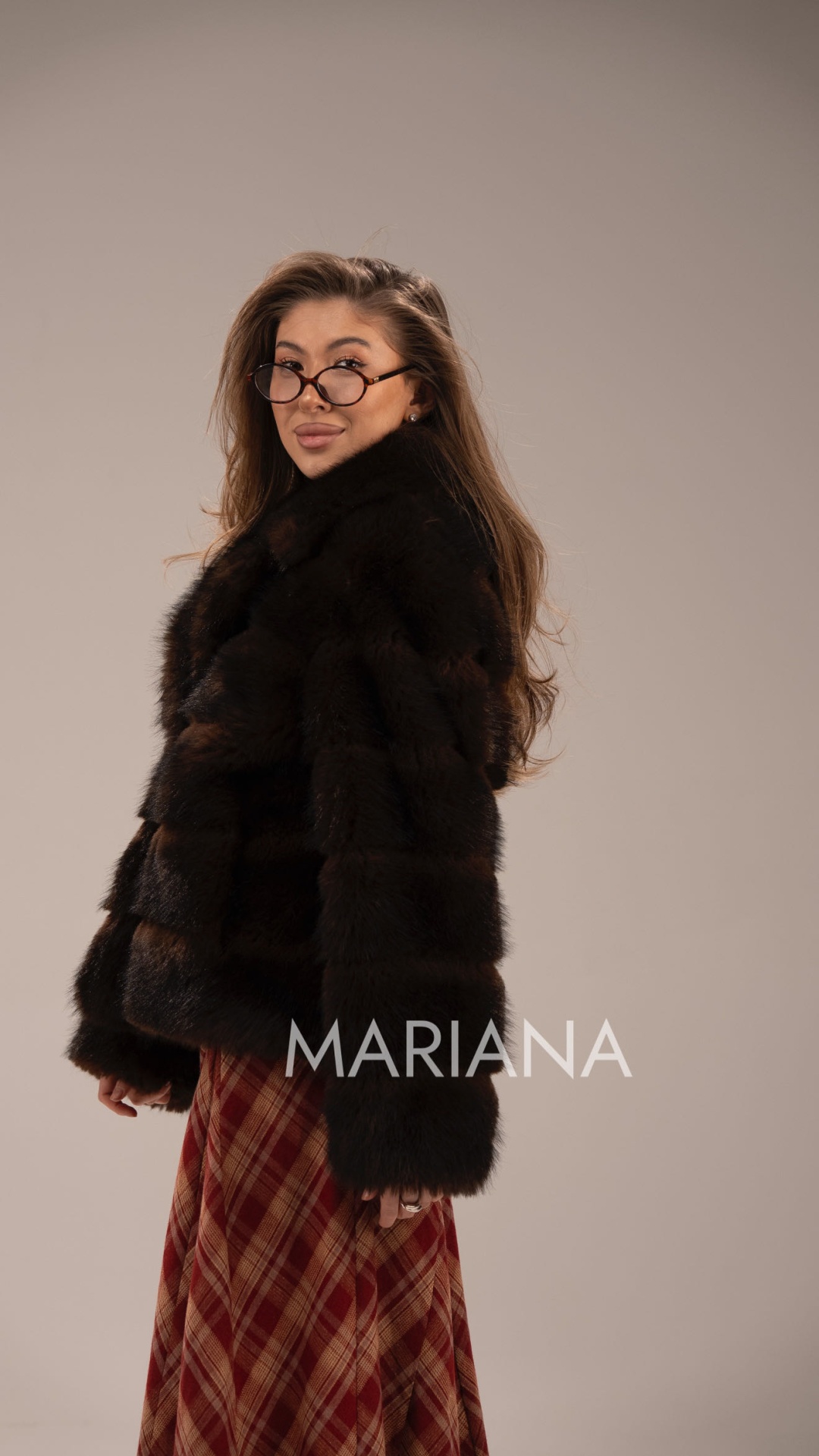 Шуба MARIANA коричневый
