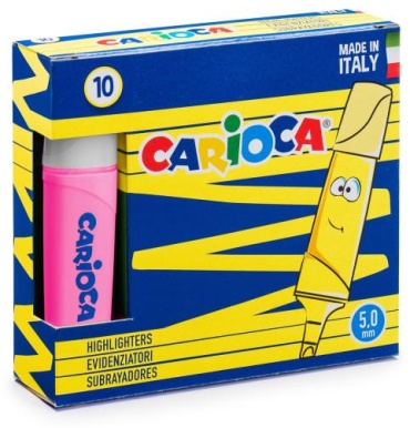 Маркер Carioca 42875/36, 1 шт, 5 мм, розовый